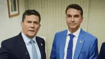 Sergio Moro e Flávio Bolsonaro | Foto: Reprodução/Redes sociais