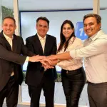 Da esquerda para a direita do leitor: Guilherme Derrite, Ciro Nogueira, Simone Marquetto e Maurício Neves | Foto: Divulgação/Arquivo pessoal