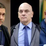 Ao todo, há registros de 11 voos envolvendo Alexandre de Moraes, Dias Toffoli e Kassio Nunes Marques | Foto: Montagem/Rosinei Coutinho/STF
