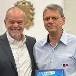 tite campanella prefeito de são caetano do sul e tarcísio de freitas governador de são paulo e membro do republicanos