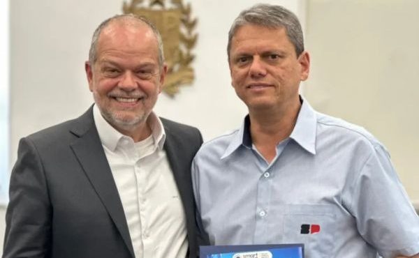 tite campanella prefeito de são caetano do sul e tarcísio de freitas governador de são paulo e membro do republicanos