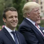 Presidente da França, Emmanuel Macron, e o presidente dos Estados Unidos, Donald Trump | Foto: Reprodução/Flickr