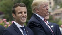 Presidente da França, Emmanuel Macron, e o presidente dos Estados Unidos, Donald Trump | Foto: Reprodução/Flickr