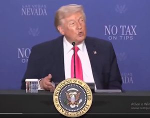 O presidente dos EUA, Donald Trump: Otan dispensada | Foto: Reprodução/X