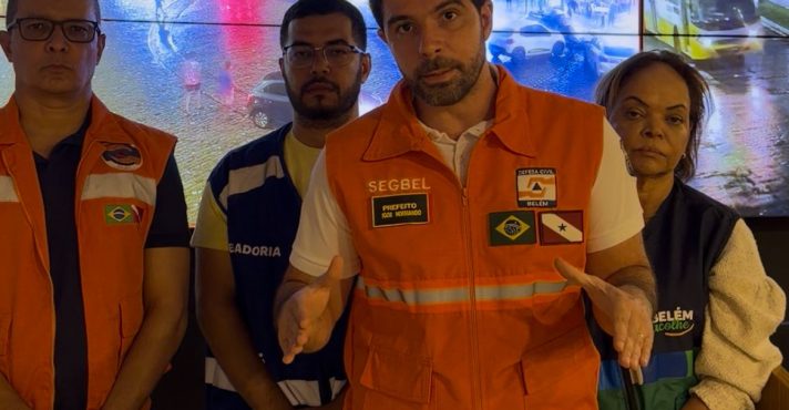 O prefeito Igor Normando decretou o estado de emerg&ecirc;ncia depois que Bel&eacute;m sofreu com um volume de chuvas que passou de 150 mm | Foto: Divulga&ccedil;&atilde;o/Ag&ecirc;ncia Bel&eacute;m