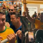 flávio ovacionado