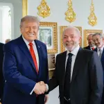 Presidente da República, Luiz Inácio Lula da Silva, durante Encontro com o Presidente dos Estados Unidos, Donald Trump