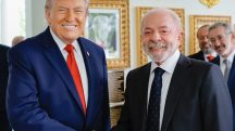 Presidente da República, Luiz Inácio Lula da Silva, durante Encontro com o Presidente dos Estados Unidos, Donald Trump