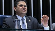 O presidente do Senado Federal, senador Davi Alcolumbre
