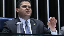 O presidente do Senado Federal, senador Davi Alcolumbre