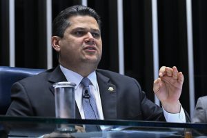 O presidente do Senado Federal, senador Davi Alcolumbre