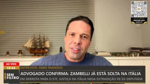 Advogado de Zambelli celebra soltura e denuncia interferência brasileira na Itália