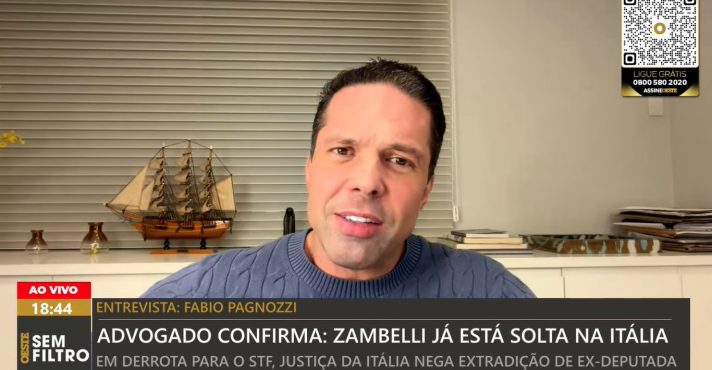 Advogado de Zambelli celebra soltura e denuncia interferência brasileira na Itália