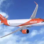 Aeronave da britânica easyJet, que pousou em Roma em vez de Londres | Foto: Divulgação/easyJet