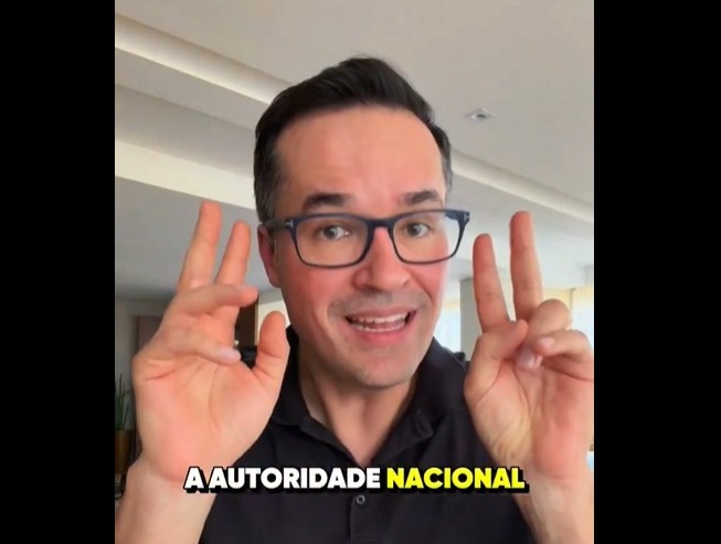 O ex-deputado Deltan Dallagnol, durante vídeo nas redes sociais | Foto: Reprodução/X/deltanmd