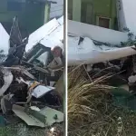 Queda de avião de pequeno porte deixou uma pessoa morta