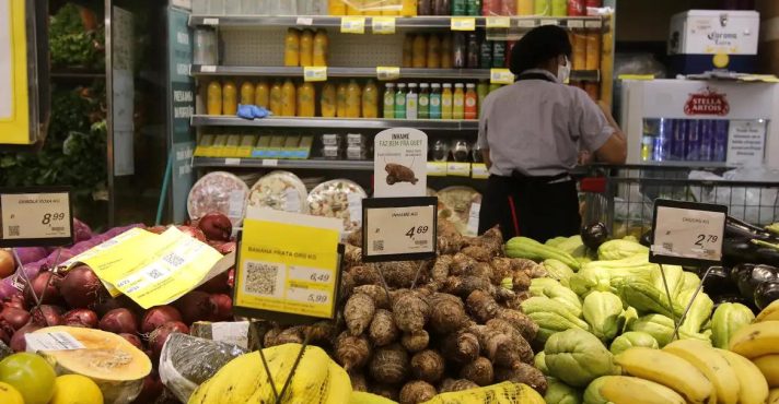 prévia da inflação alimentos