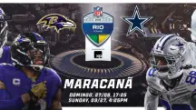 Ingressos para jogo da NFL no Rio terá ingressos de até R$ 2,7 mil