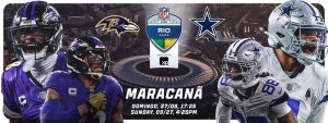 Ingressos para jogo da NFL no Rio terá ingressos de até R$ 2,7 mil