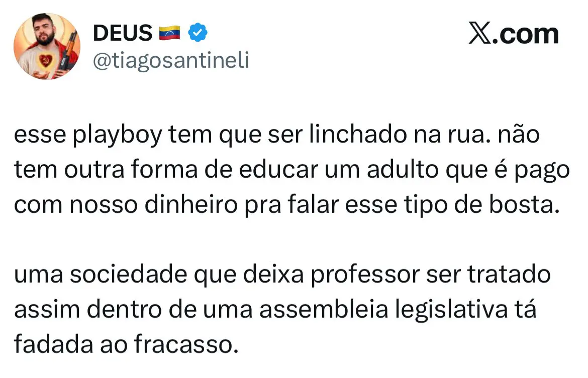 Justiça determina remoção de publicação que pedia 'linchamento' de Lucas Pavanato