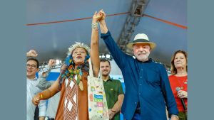 Lula, durante discurso em Manaus, nesta terça-feira, 26 | Foto: Foto: Ricardo Stuckert/PR