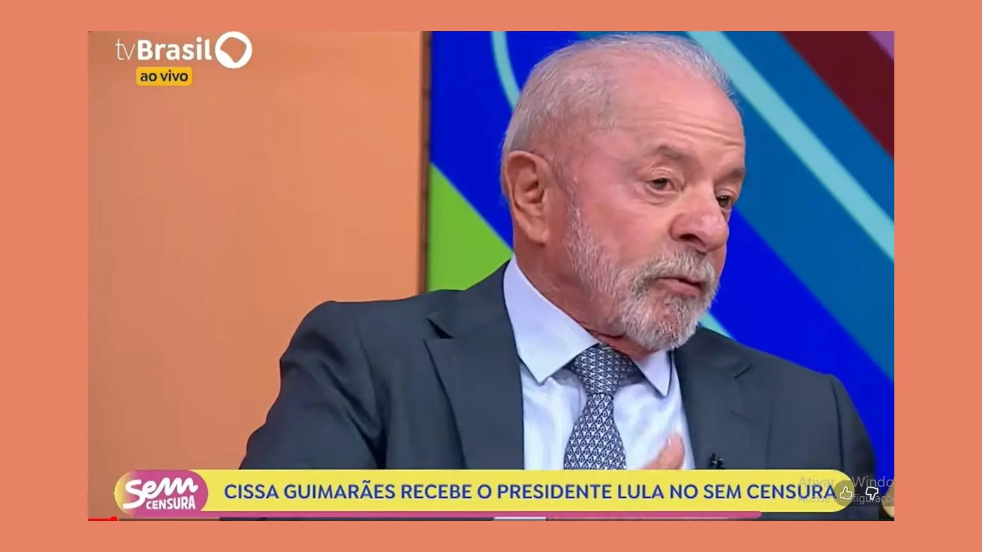 Lula durante entrevista à TV Brasil, nesta sexta-feira, 22: pior índice de audiência | Foto: Reprodução/YouTube/TV Brasil