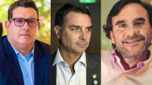Lopes, Flávio e Fischer: efeito Master | Foto: Montagem sobre reprodução/Redes sociais