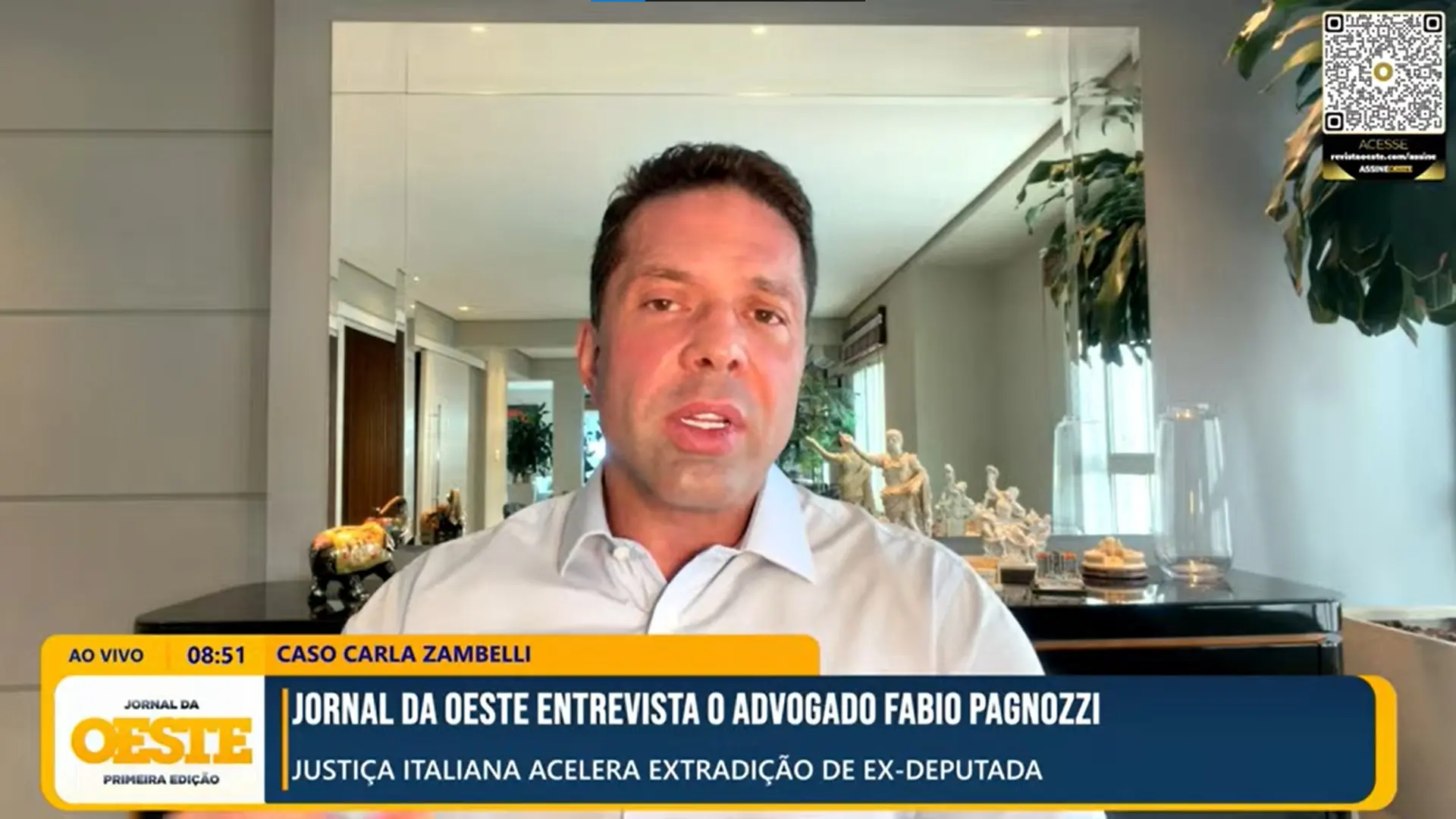 Defesa de Zambelli critica celeridade de extradição na Itália