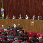 Alcolumbre não aplaude Messias | Foto: Reprodução/TSE