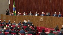 Alcolumbre não aplaude Messias | Foto: Reprodução/TSE