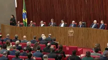 Alcolumbre não aplaude Messias | Foto: Reprodução/TSE