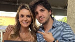 Amanda Vettorazzo (União), vereadora por São Paulo, e Renan Santos | Foto: Instagram/Reprodução