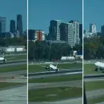 Airbus 320 da Latam arremete no Aeroporto de Buenos Aires - 03/05/2026 | Foto: Reprodução/Redes sociais