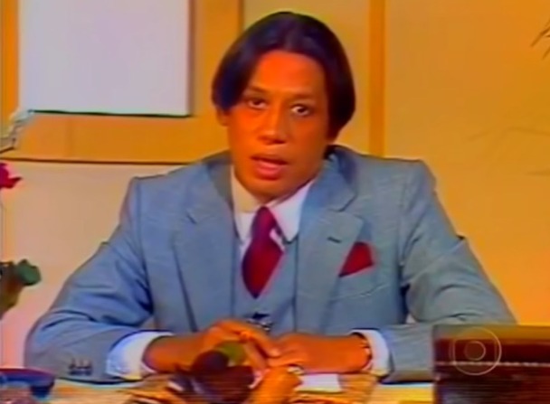 Clodovil, nos tempos de TV Globo | Foto: Reprodução/TV Globo