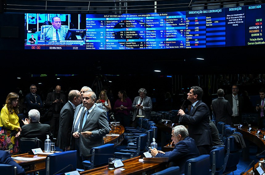 Congresso aprovou mudança na Lei da Ficha Limpa em 2025 - 02/09/2025 | Foto: Jefferson Rudy/Agência Senado
