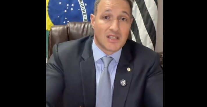 Guilherme Derrite, deputado federal e pré-candidato ao Senado por São Paulo | Foto: Reprodução/X/DerriteSP