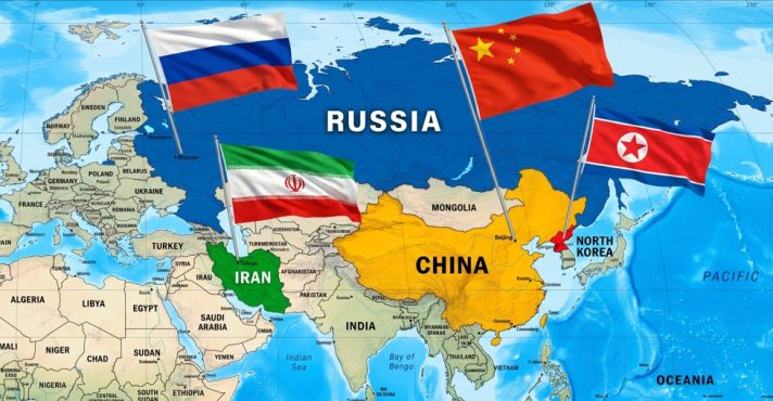 Eixo do Caos: Irã, Rússia, China e Coreia do Norte
