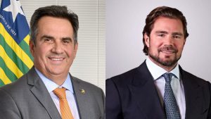 À esquerda, o senador Ciro Nogueira (PP-PI); à direita, o ex-dono do Banco Master, Daniel Vorcaro