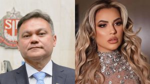 O promotor Lincoln Gakiya e a influenciadora Deolane Bezerra