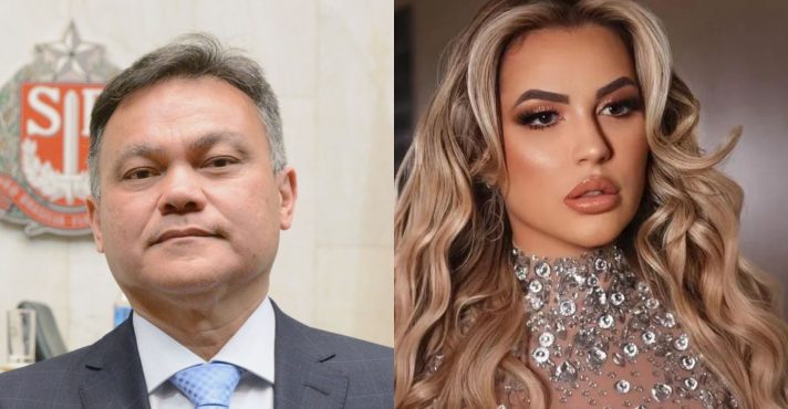O promotor Lincoln Gakiya e a influenciadora Deolane Bezerra