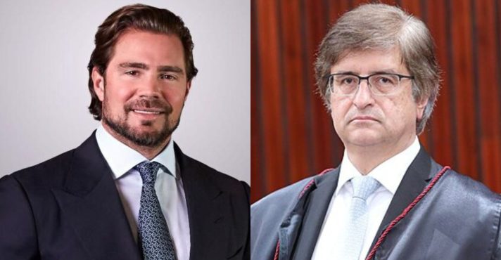 À esquerda, o ex-dono do Banco Master, Daniel Vorcaro; à direita, o PGR Paulo Gonet