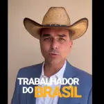 O senador e pré-candidato do PL. Flávio Bolsonaro: contraponto à fala de Lula | Foto: Reprodução/X/FavioBolsonaro