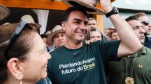 flávio bolsonaro e bia kicis - agrobrasília