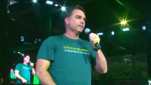 Flávio Bolsonaro lança pré-candidatos do PL em Santa Catarina | Foto: YouTube/Divulgação