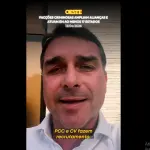 Flávio cita reportagem da Oeste para ilustrar “negligência” do PT no combate ao crime organizado | Foto: Reprodução/X/@FlavioBolsonaro