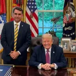 Flávio Bolsonaro se encontra com Donald Trump nos EUA | Foto: Divulgação/Flávio Bolsonaro
