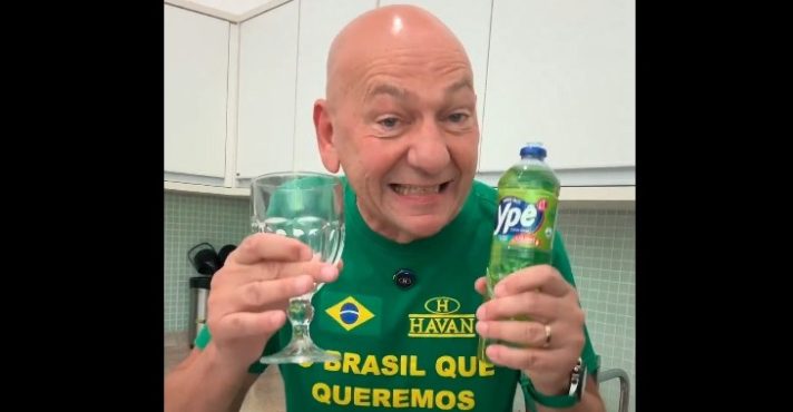 O empresário Luciano Hang, dono da Havan, durante vídeo nas redes sociais | Foto: Reprodução/@EleiçoesBR2026