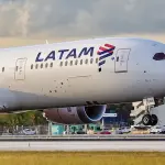 Avião da LATAM | Foto: divulgação