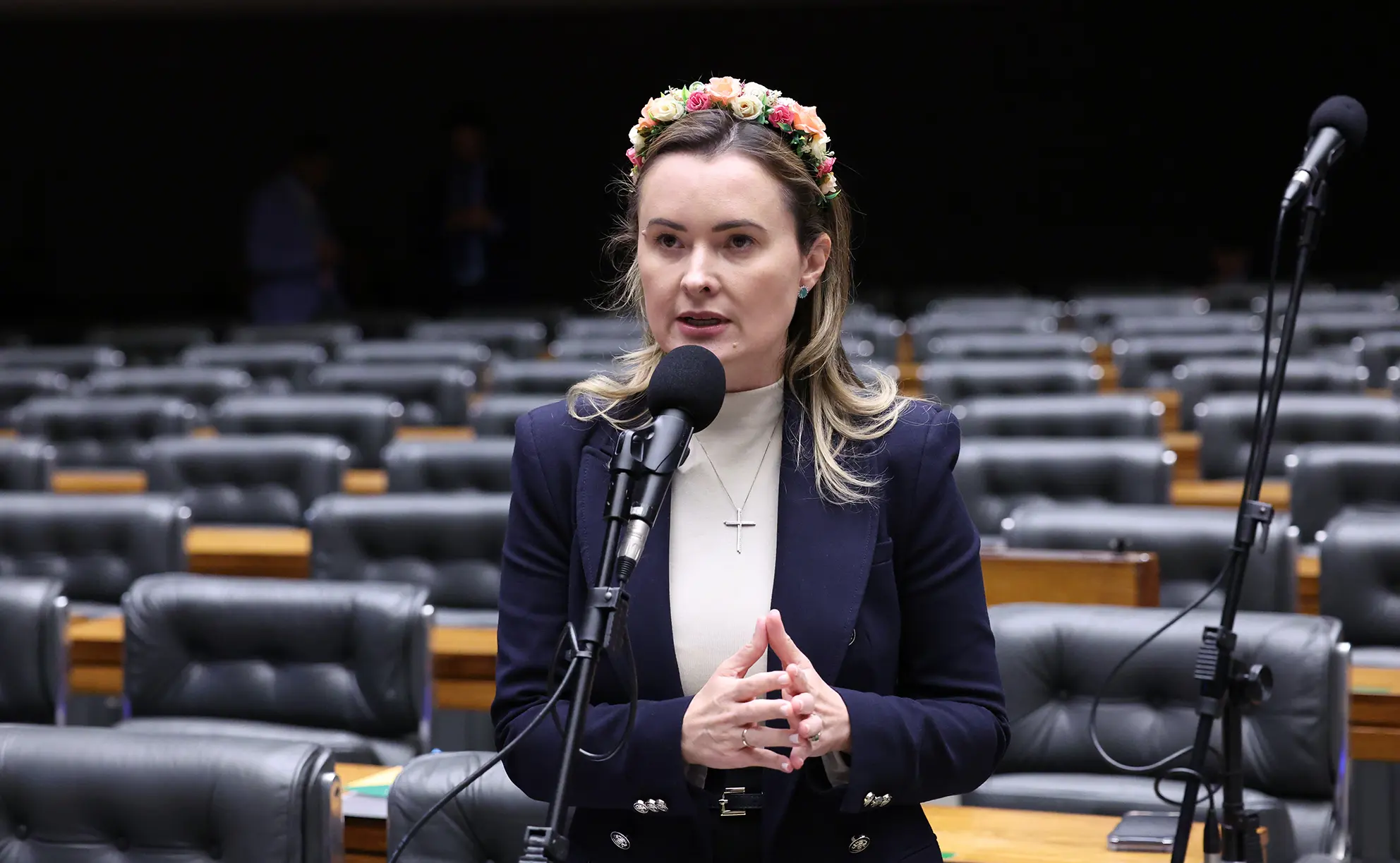 A deputada Júlia Zanatta (PL-SC)