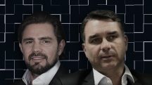 Daniel Vorcaro e Flávio Bolsonaro | Foto: Reprodução/Montagem/Revista Oeste